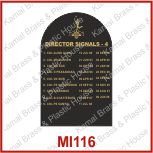 Military Items Planters Flag Rods Brass Mirror Lancers Kalash